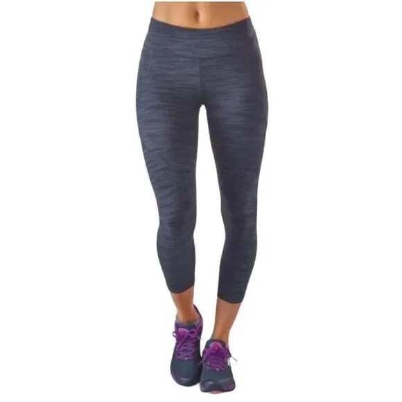 Patagonia Worn Wear Womens Blue Space Dye Leggings S Small Activewear Yoga Pants